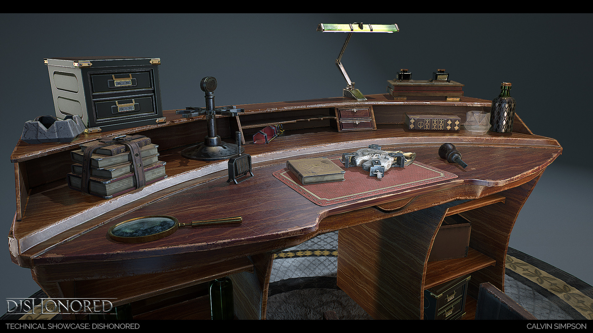 ArtStation - Technical Showcase: Dishonored - Misc Props (WIP)