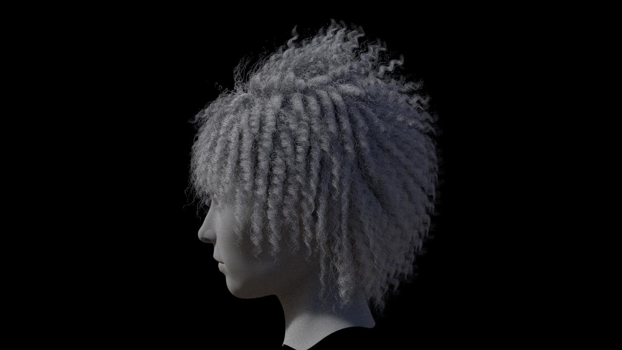 ArtStation - Curly Hair