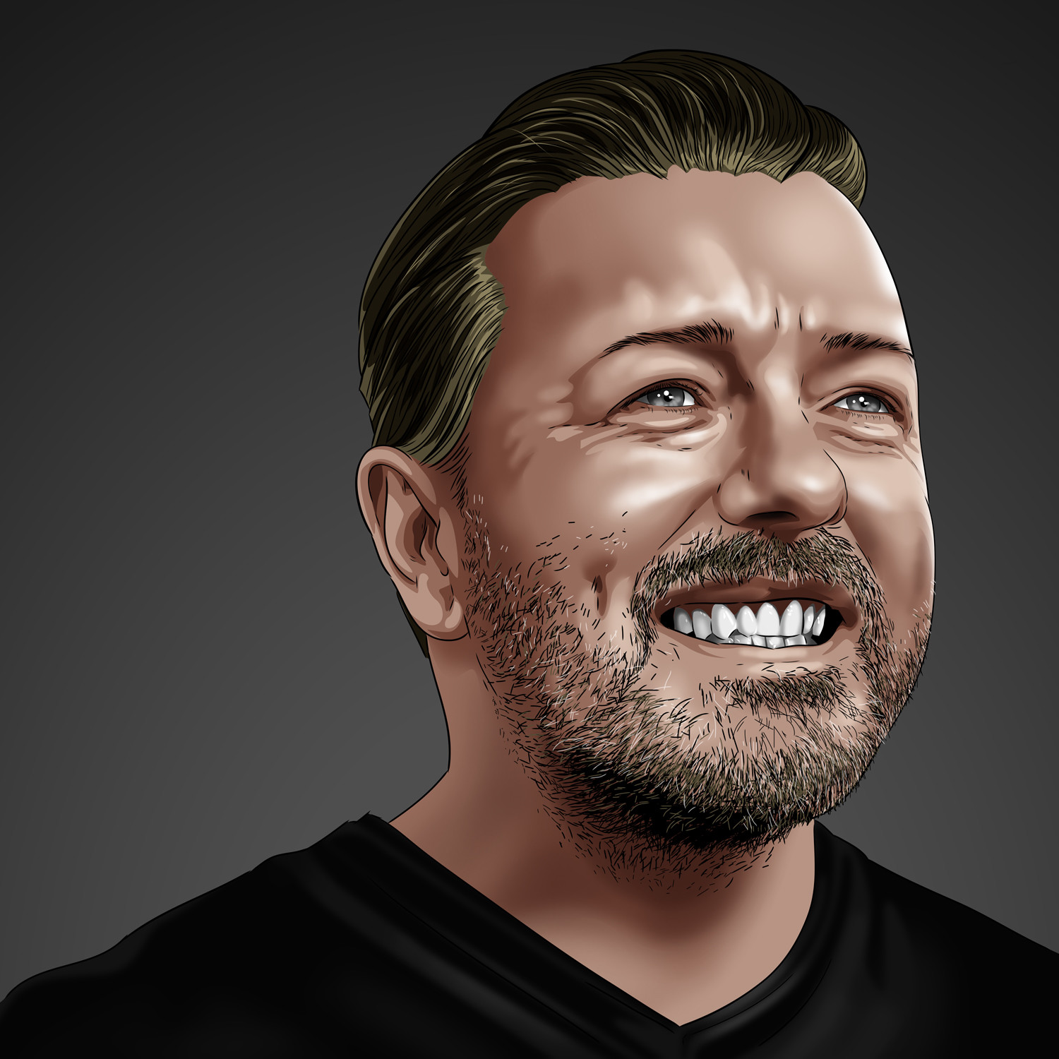 ArtStation - Ricky Gervais
