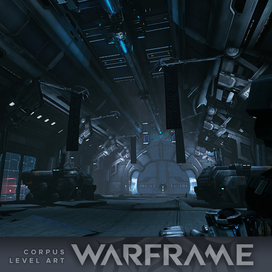 ArtStation - Warframe - Corpus Ice Planet Level Art