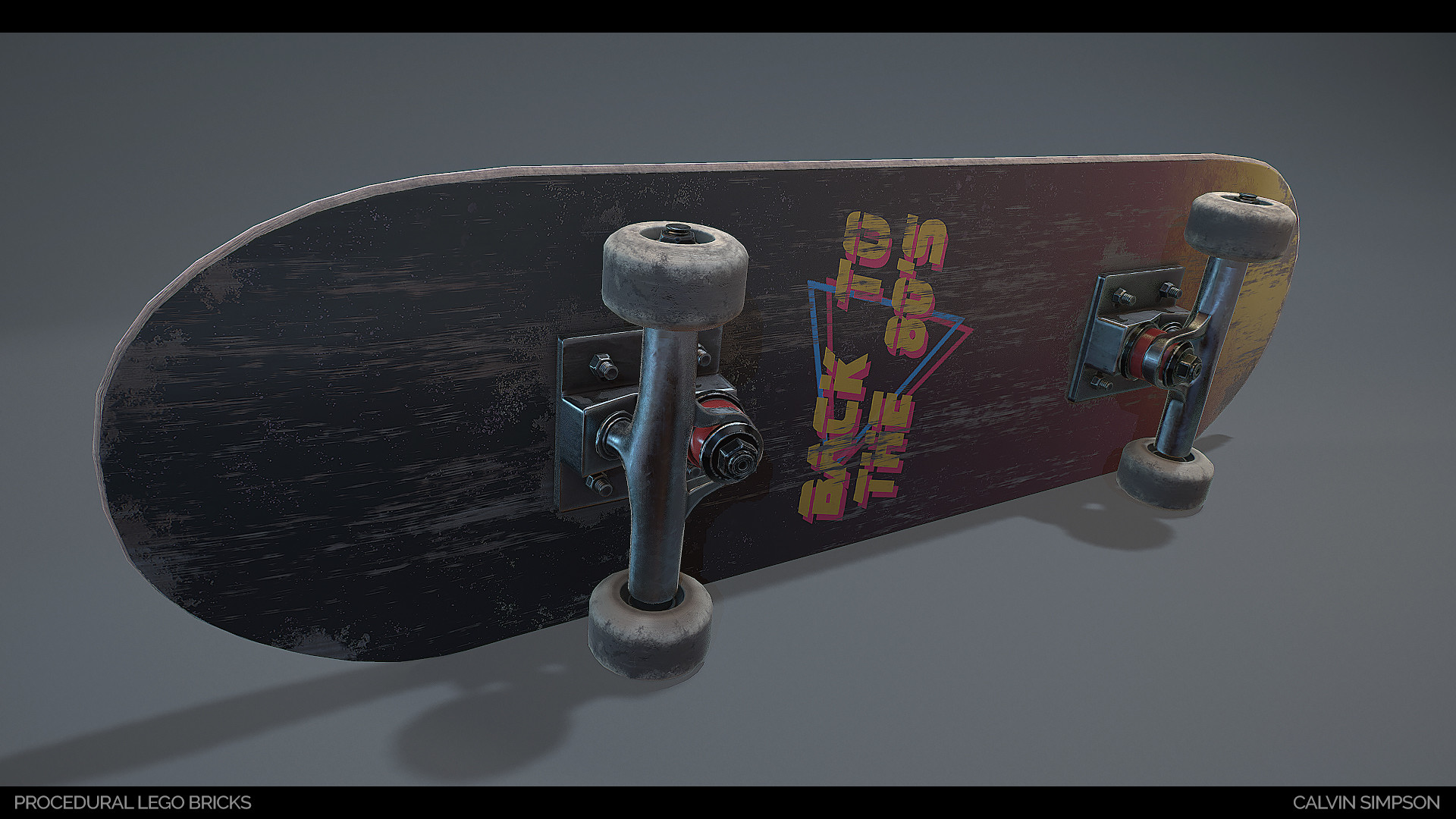 ArtStation - Skateboard - 80's Themed Decks