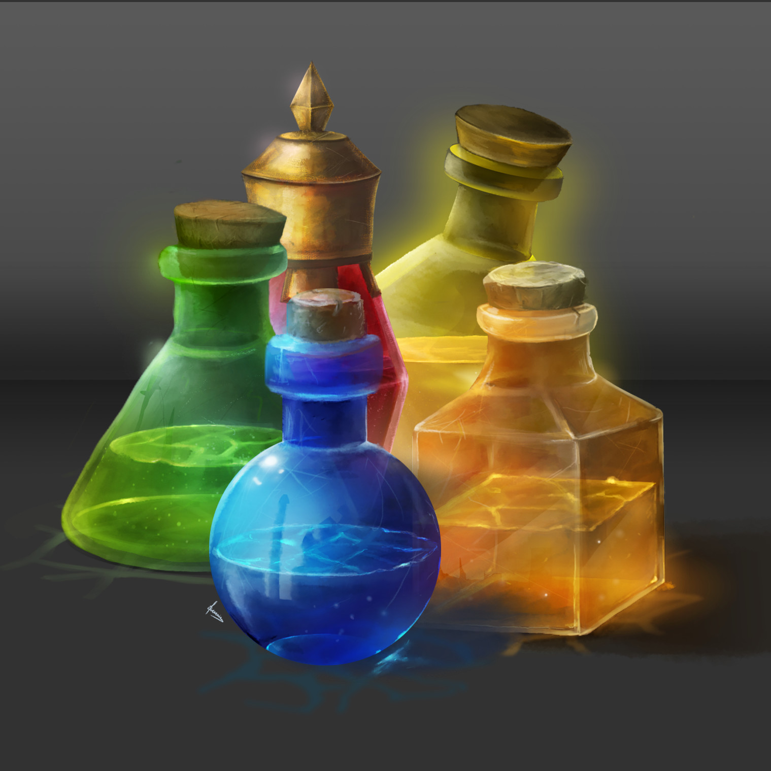 ArtStation - Potion Collection (Concept Art)