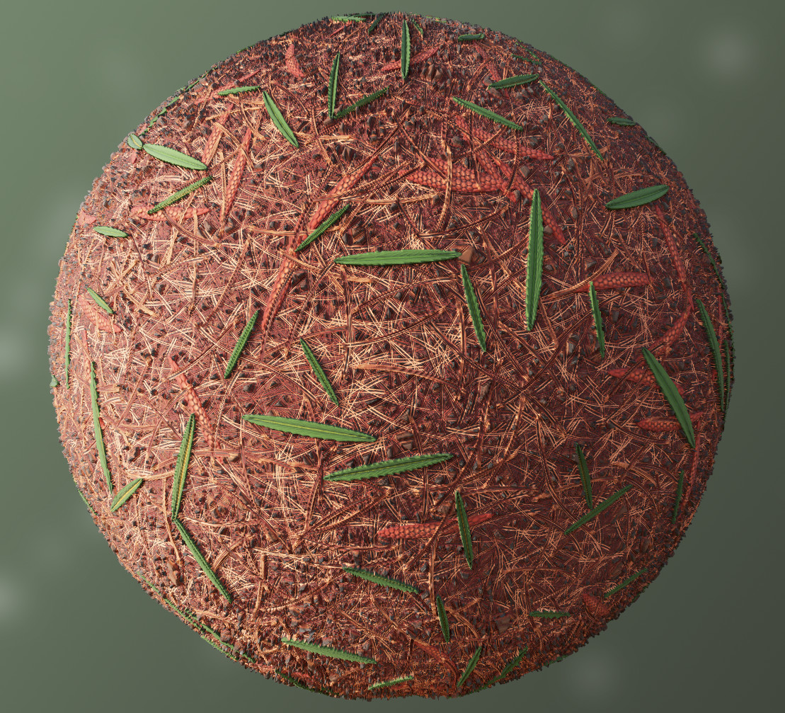 ArtStation - Pine Tree Forest Ground