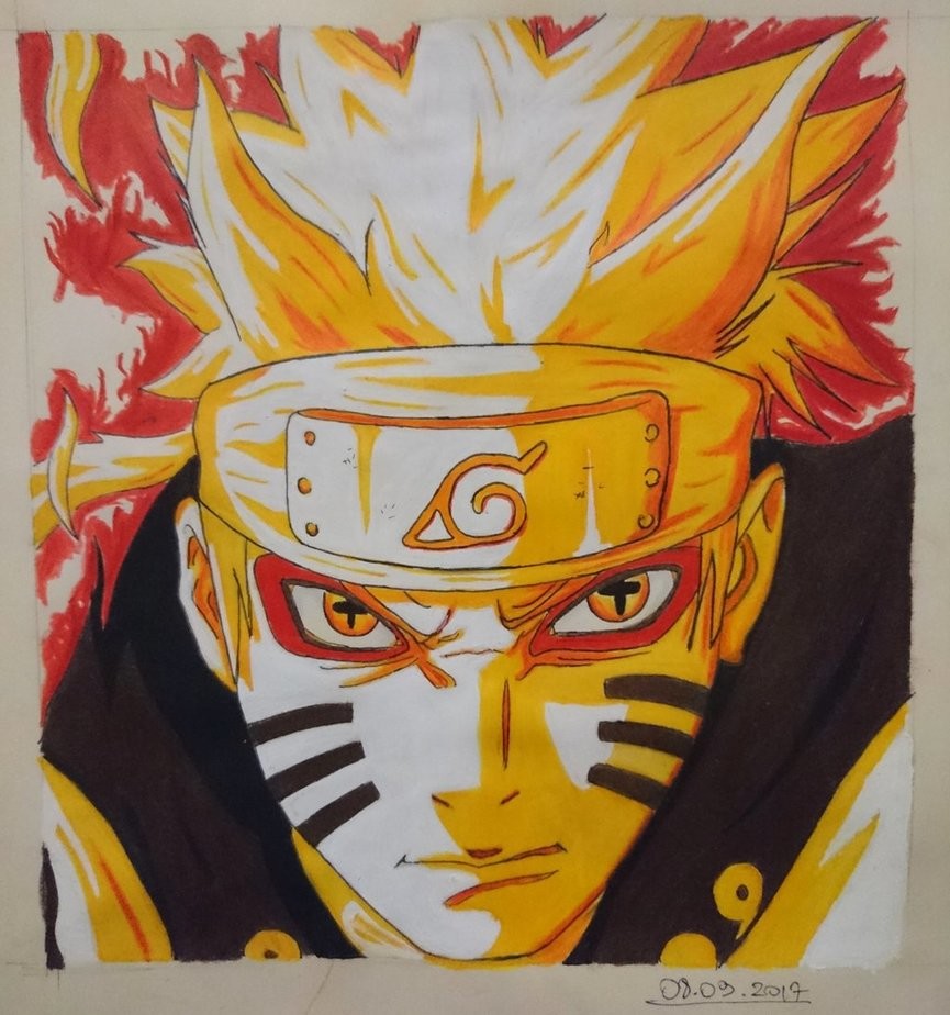 ArtStation Uzumaki Naruto kurama sennin mod, Güneş Güneş