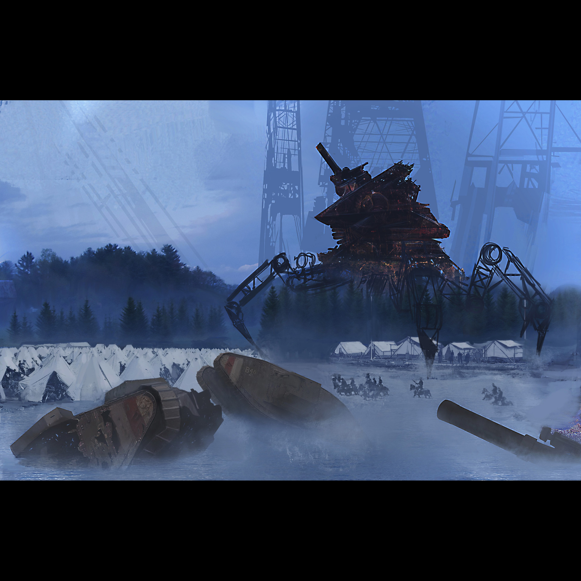 ArtStation - WW1 Mech Environemnt