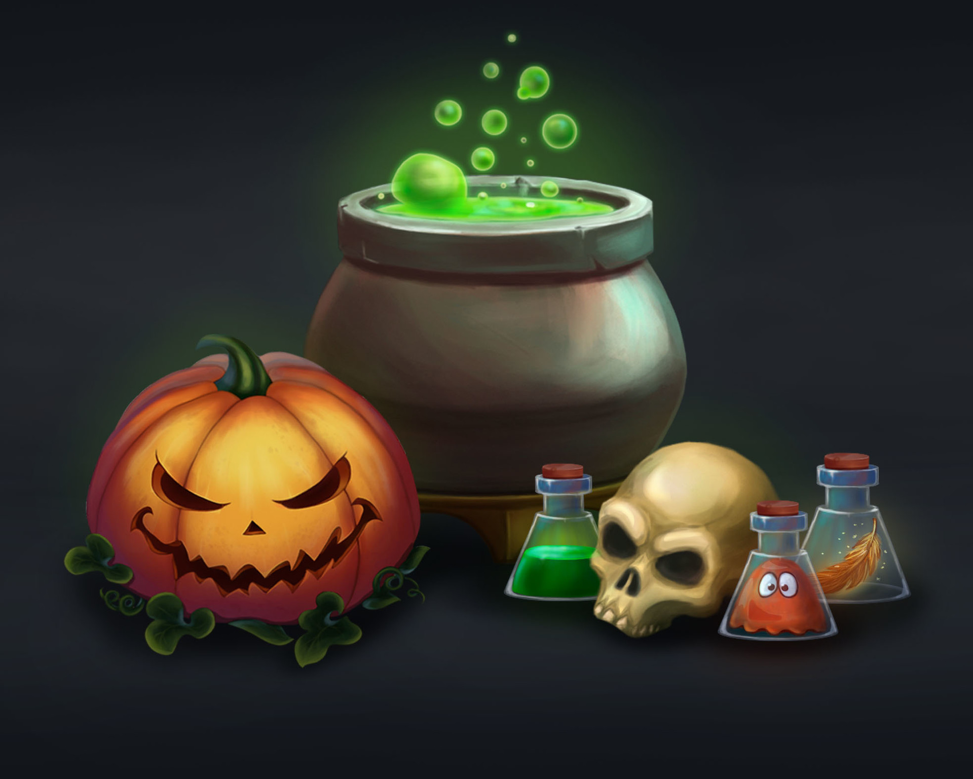 ArtStation - Halloween icons