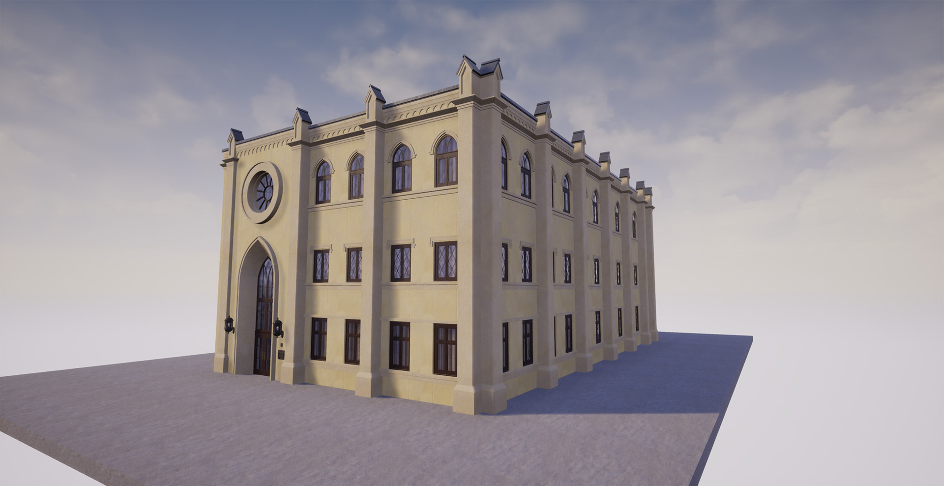 ArtStation Cranmer Hall from Reference