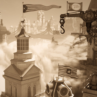 Fallout 4 - BioShock Infinite Columbia Settlement Mod 