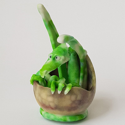 Hatchling 003 - 3D printed dragon baby