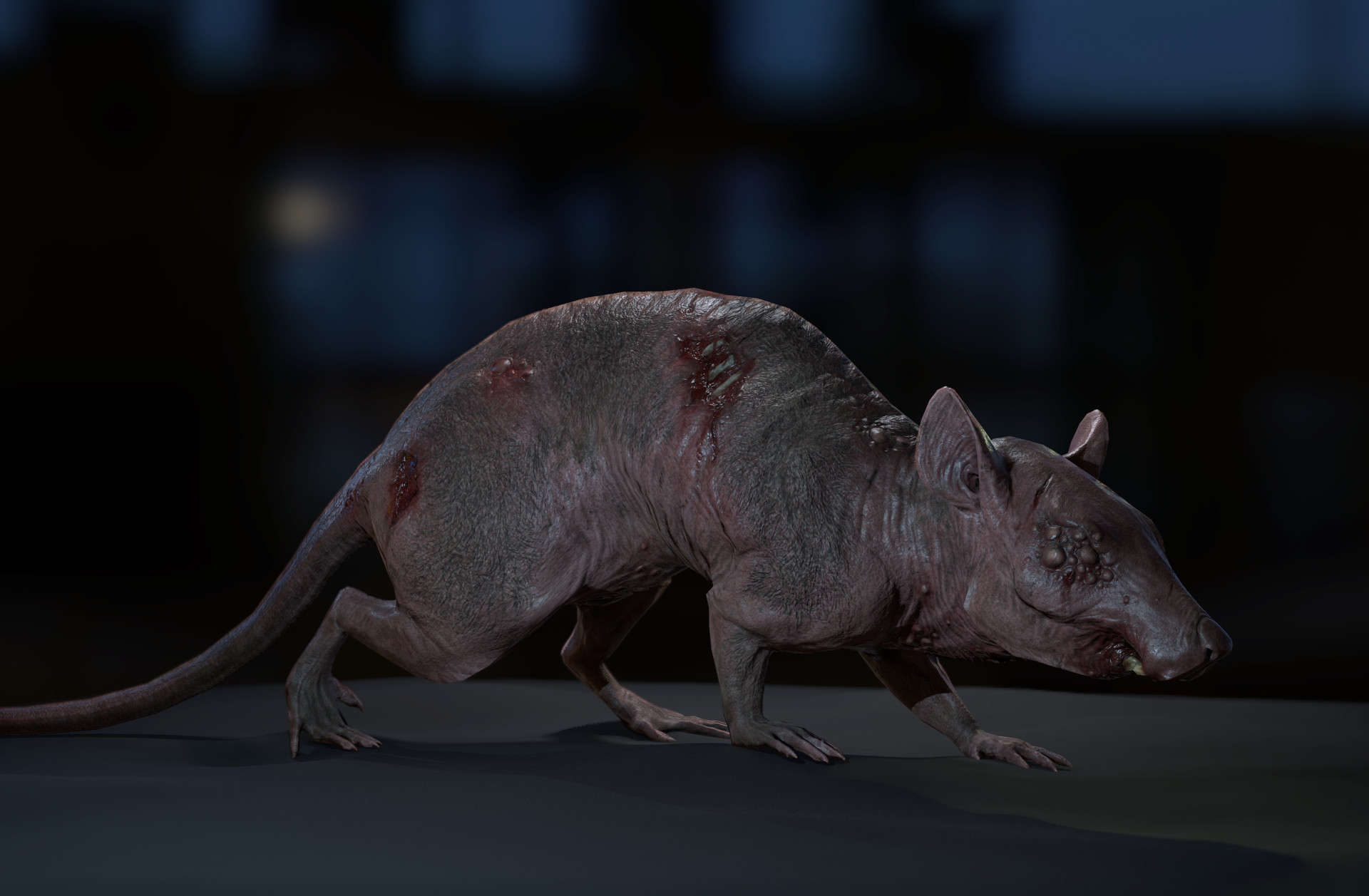 ArtStation - Infected Rat