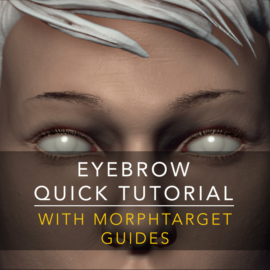 how to make eyebrows in zbrush