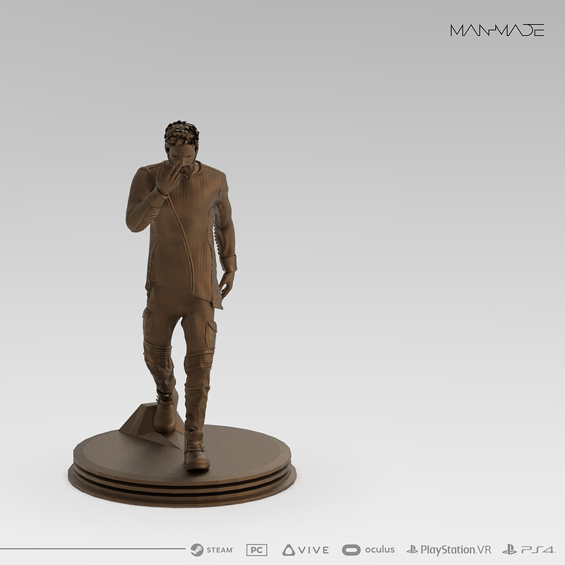 William Kaan Statue Design for Kickstarter Reward for ManMade: SciFi Action Adventure Game (15cm)