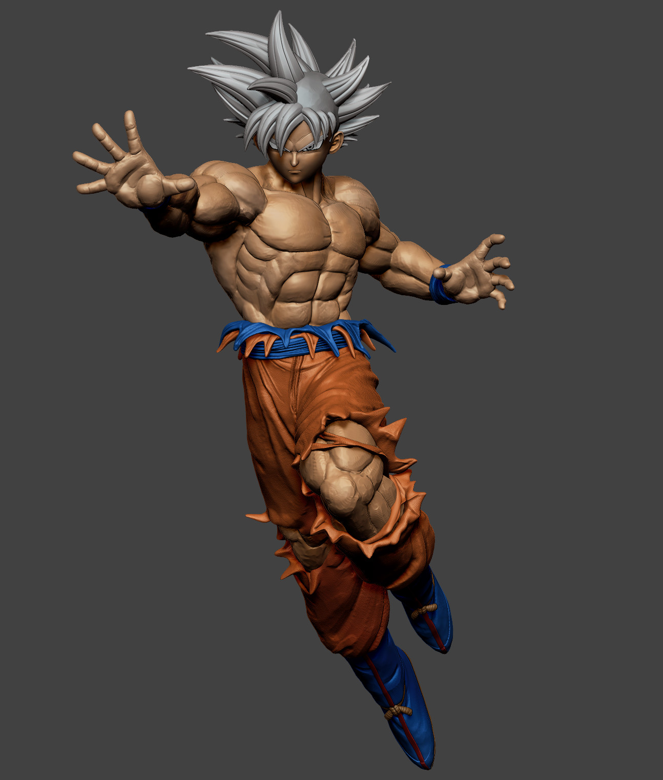 ArtStation - Goku mastered ultra instinct