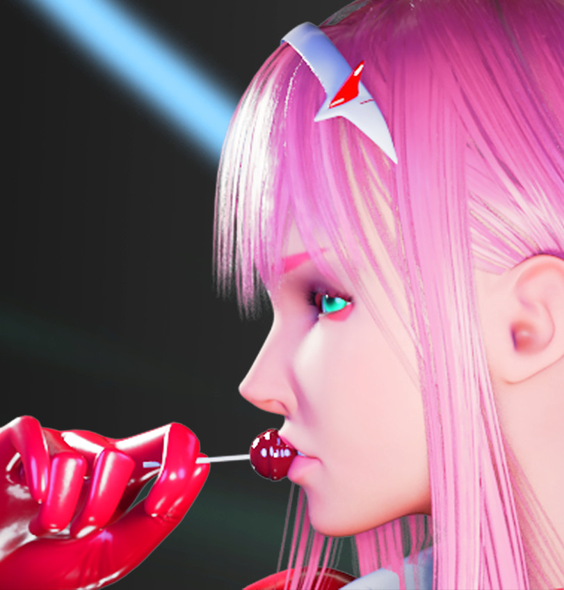 ArtStation - Zero Two Fan Art