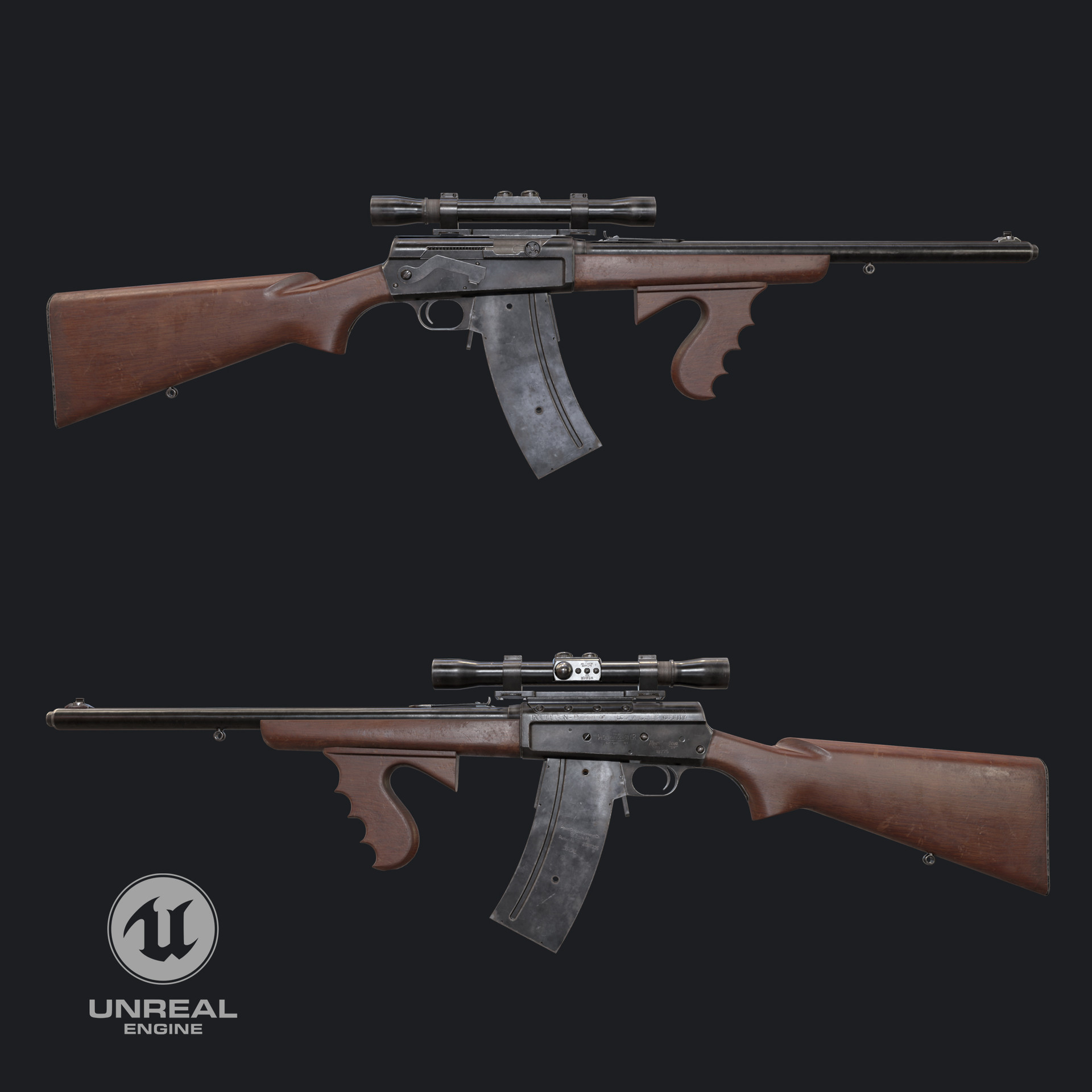 ArtStation - Remington model 81 Special Police