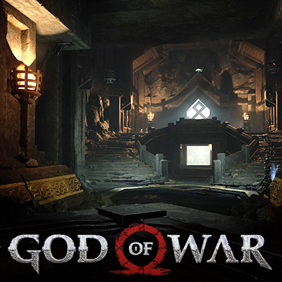 God of War 4 - Hidden Chamber of Odin Foyer