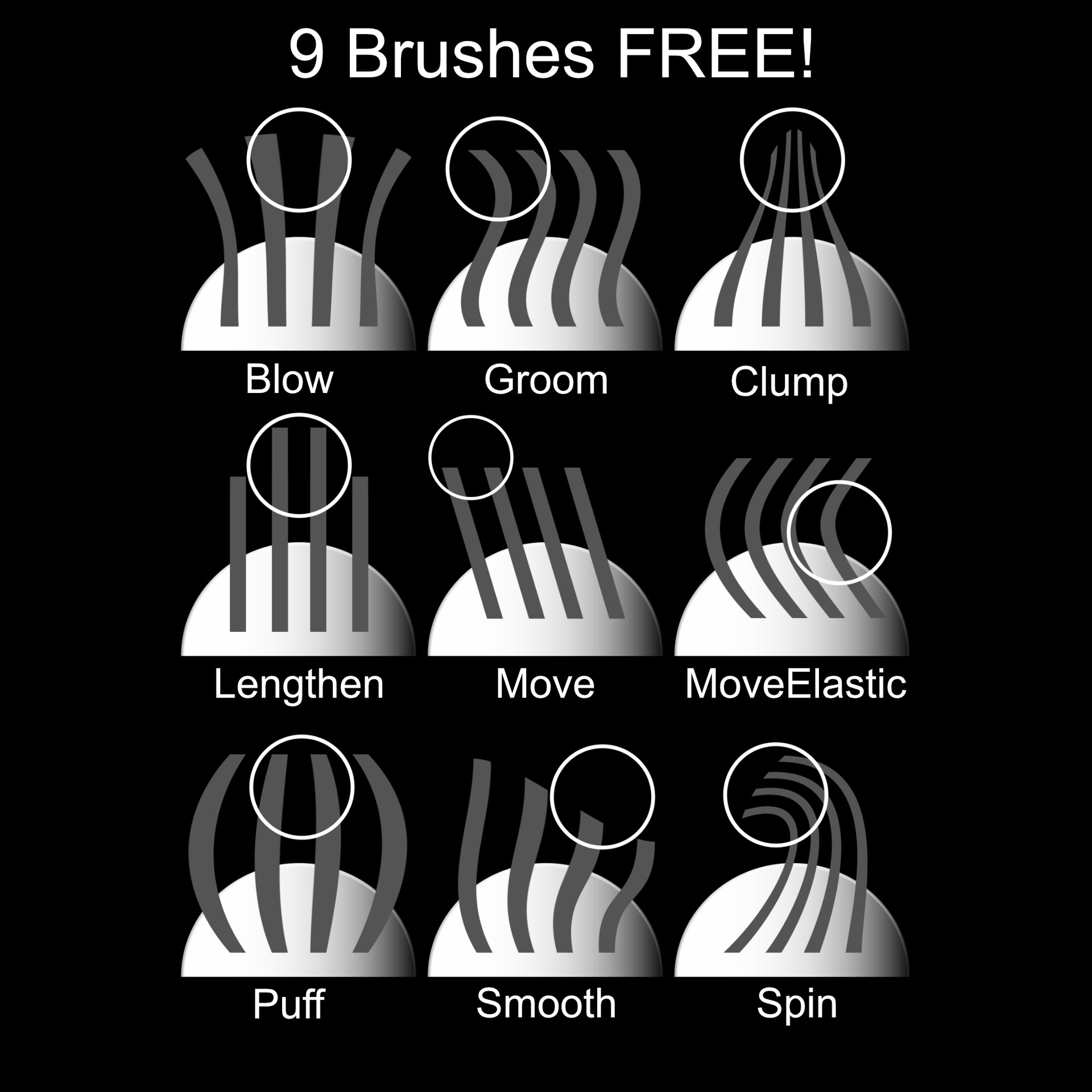 how to use groom brushes zbrush