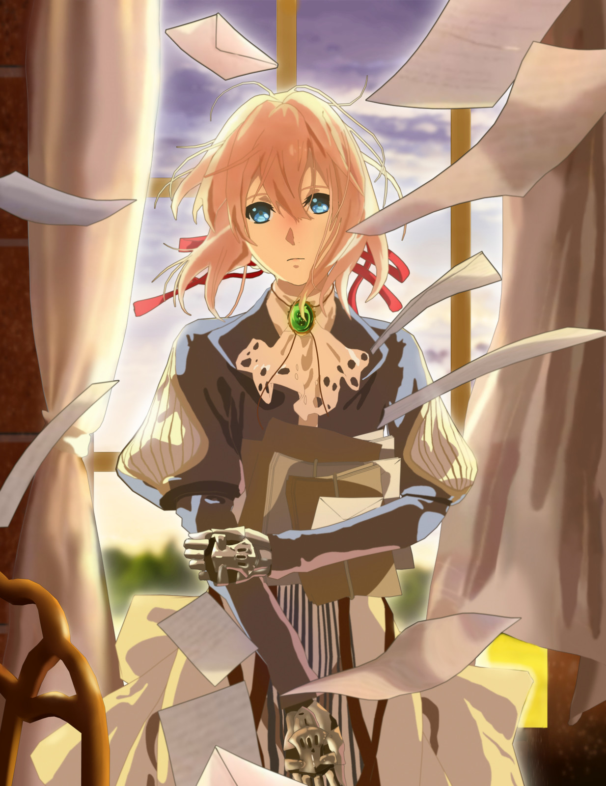 Artstation 3d Fanart Violet Evergarden Allan Mitsuse