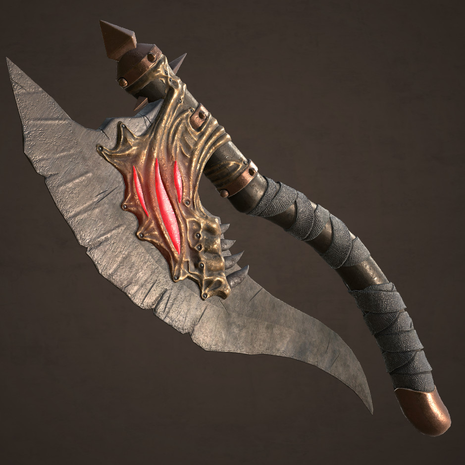 ArtStation - Demon's Eye Axe