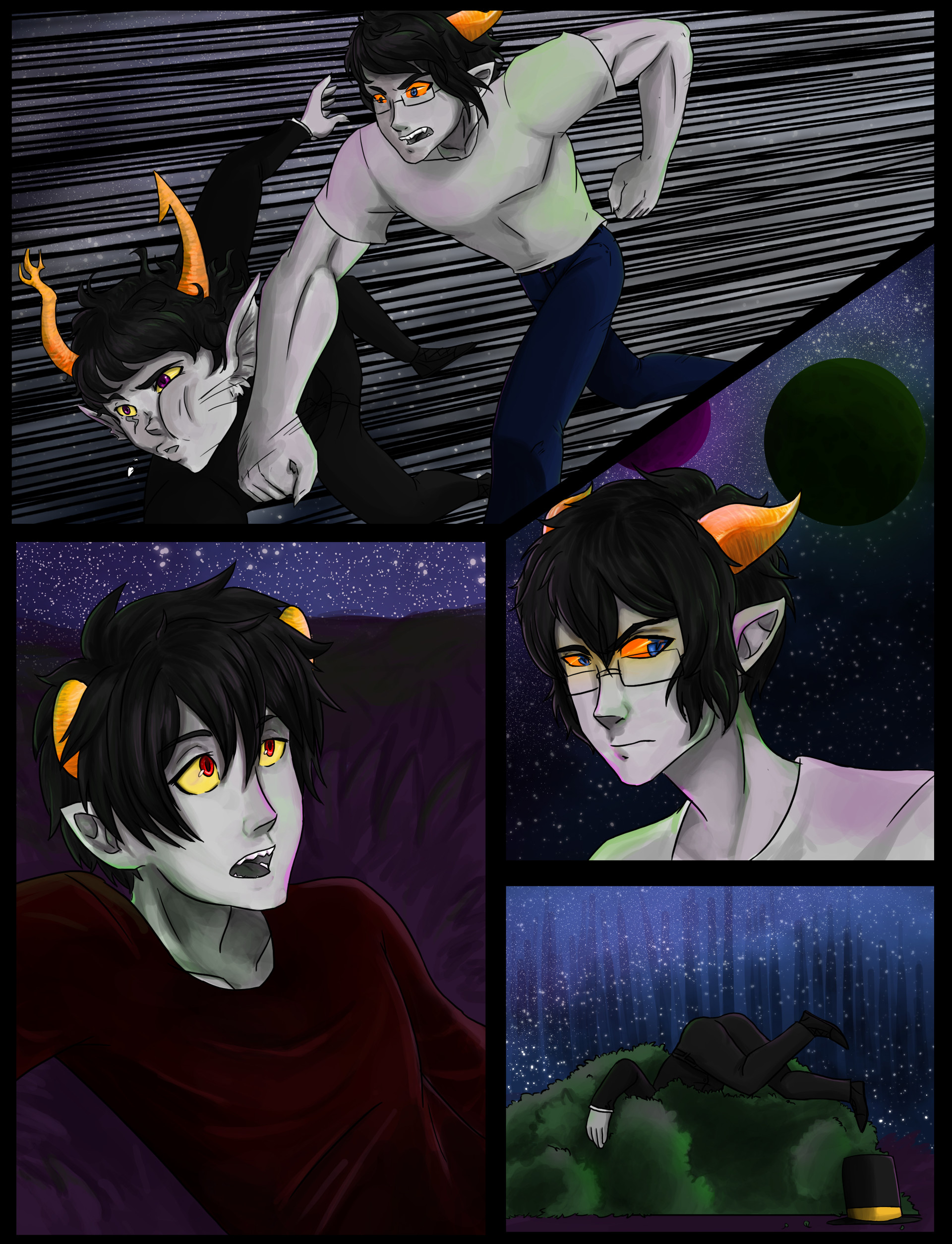 Comic Page- Progress, J 