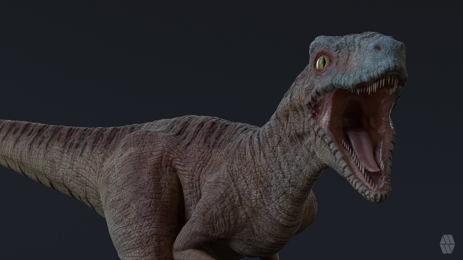 Velociraptor Revisited. (texture design #1) 