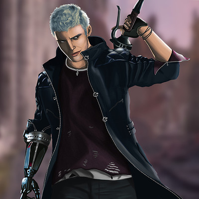 Devil may cry fan art - Vergil by DerrickSong, 2D