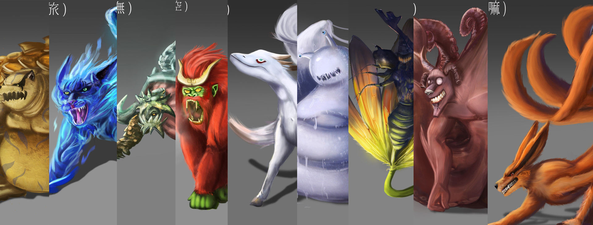 5 tails Kokuo personally modelled using Zbrush :)) : r/Naruto