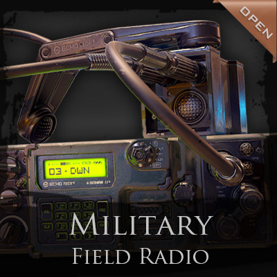 ArtStation - Military Field Radio