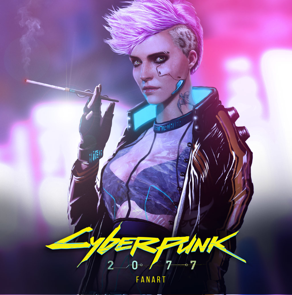 ArtStation Ciri Cyberpunk 2077   Bartek Wasacz Mini 