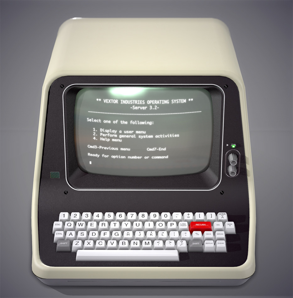 Andrew Nelson 3D Artist Retro Terminal 3 0 Andrew Nelson 3D Artist Retro Terminal 3 0