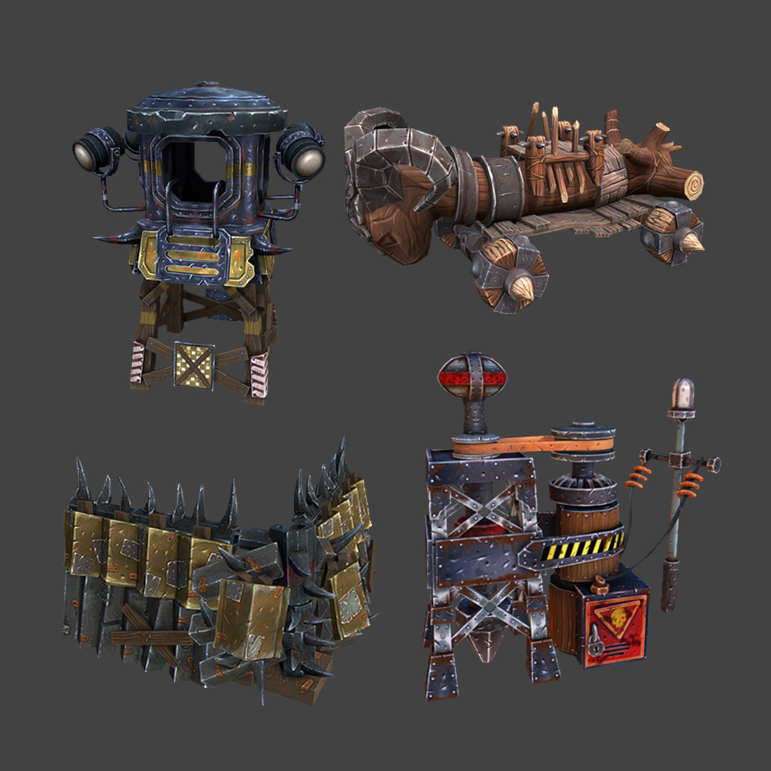 ArtStation - Hand Painted Props