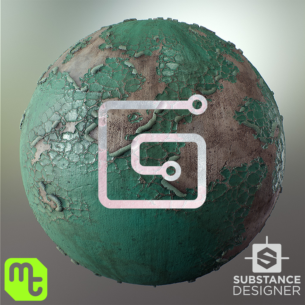 Cracked Paint Substance - Now on Gumroad