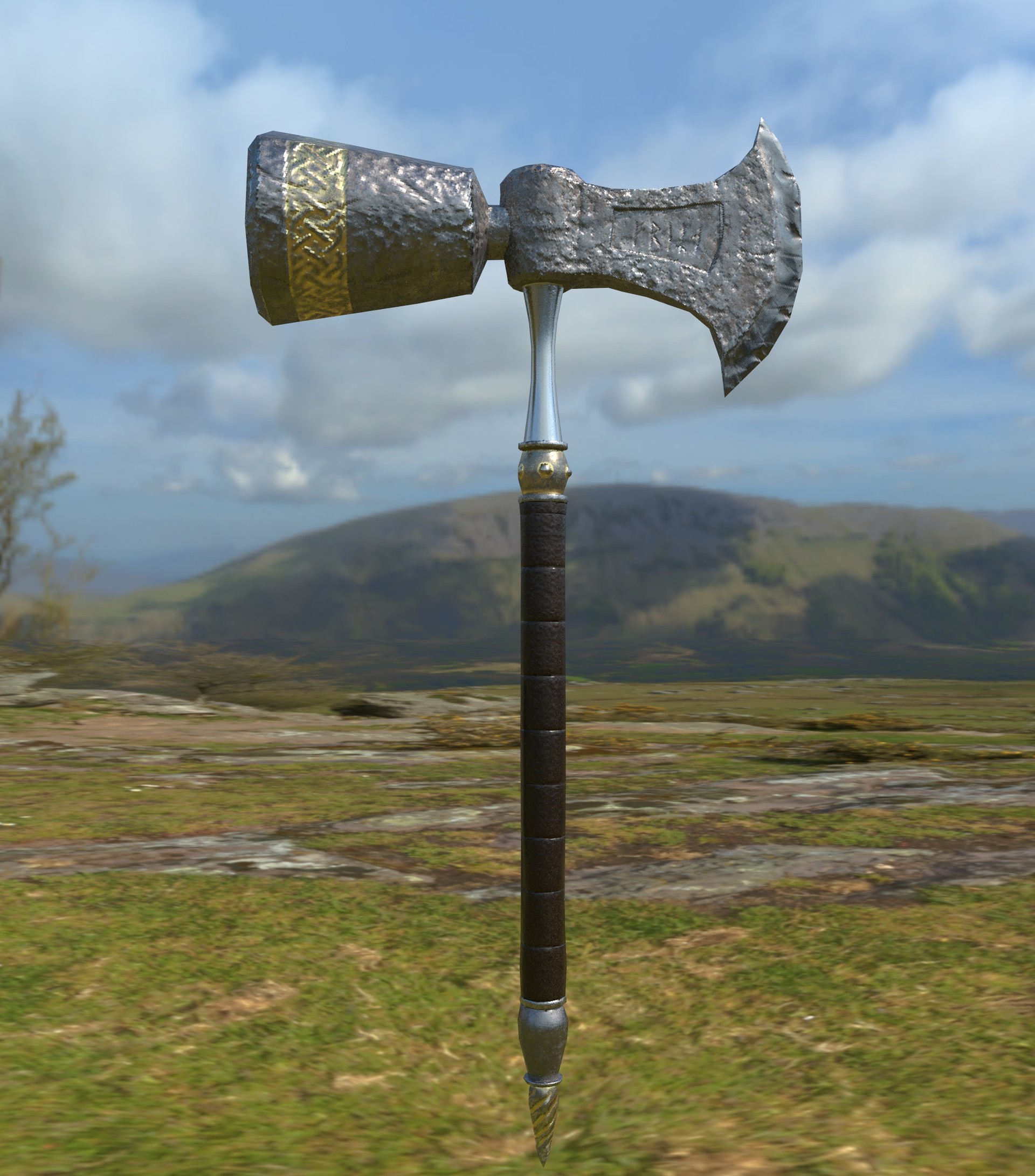 ArtStation - Old Viking Axe