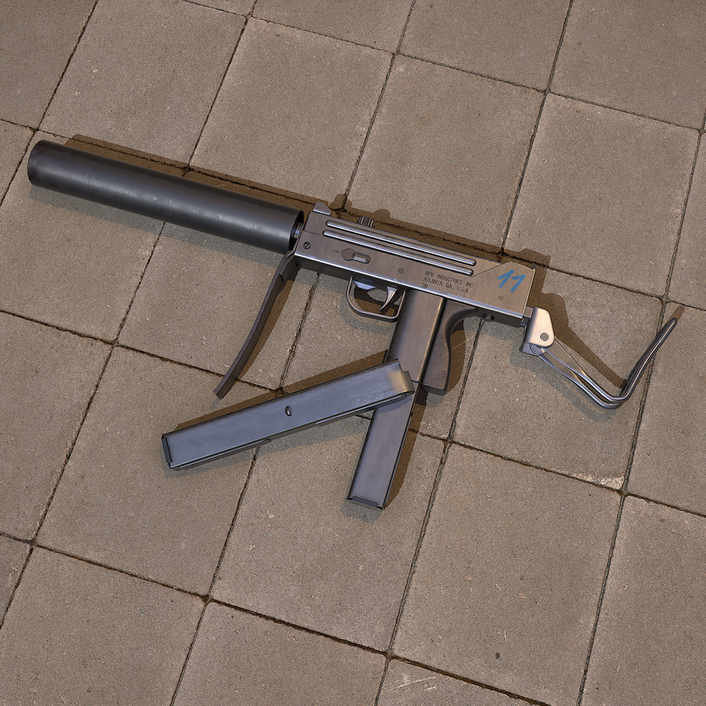 ArtStation - Mac11 Basic and Custom Skins