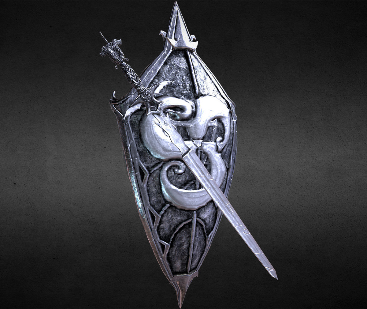 Terra - Essence Art - Dark Knight Sword & Shield Set