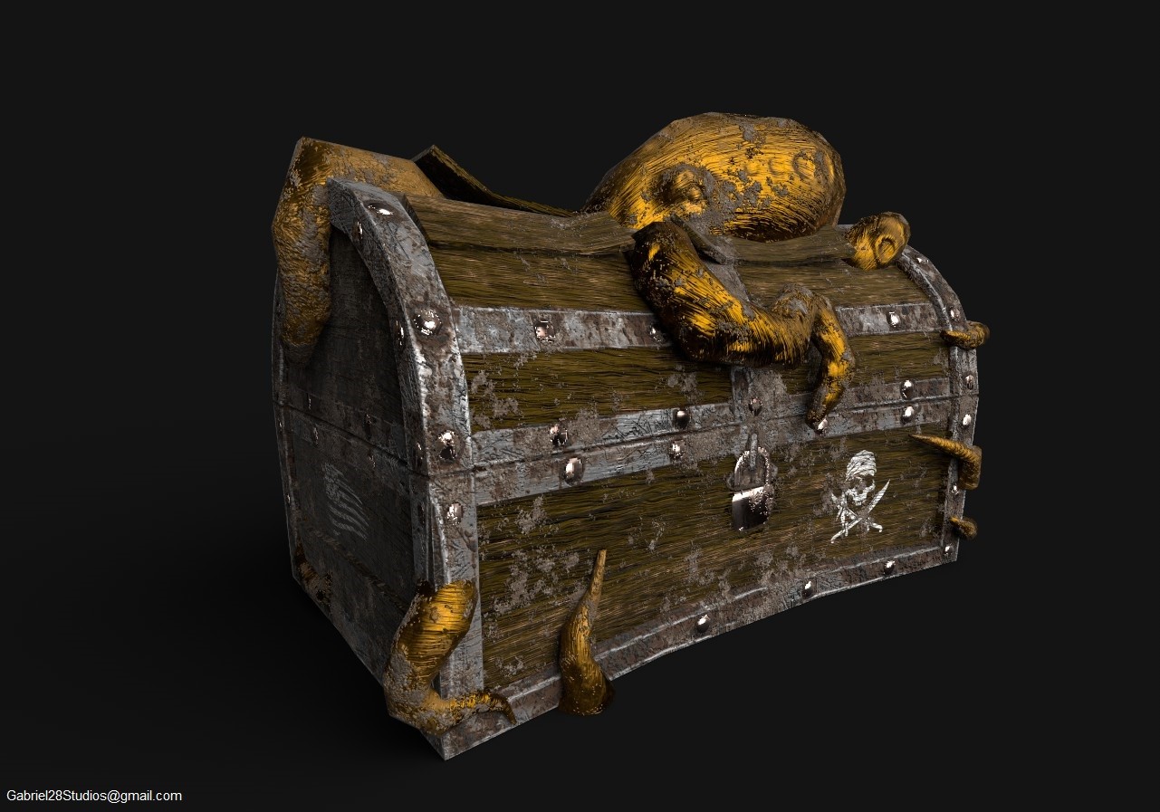 Octopus Treasure Chest