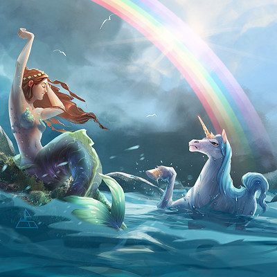 James brouwer mermaid unicorn