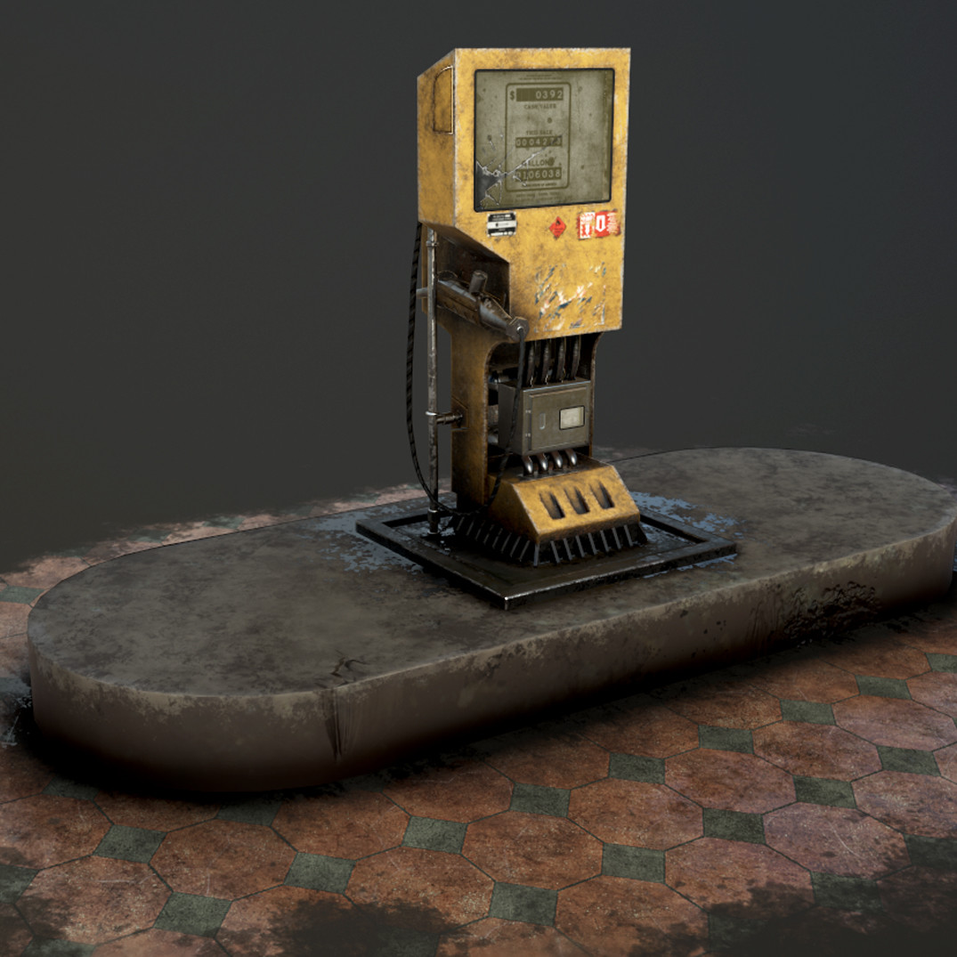 ArtStation - Vintage Petrol Machine