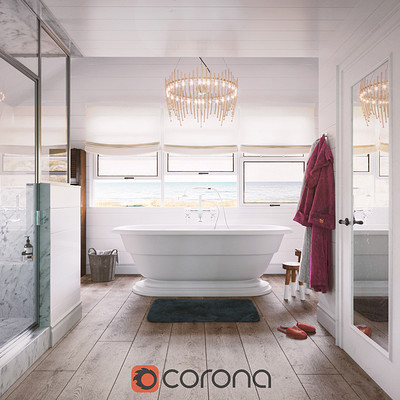 Cozy Bathroom 2018 - Corona Renderer