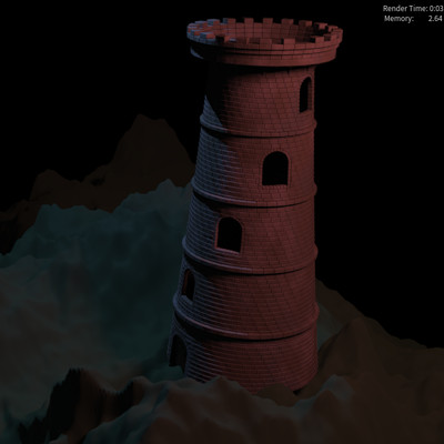 Procedural Modeling: Battle Tower