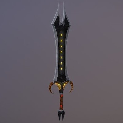 ArtStation - Himinhrjod Sword - Handpainted Viking Sword