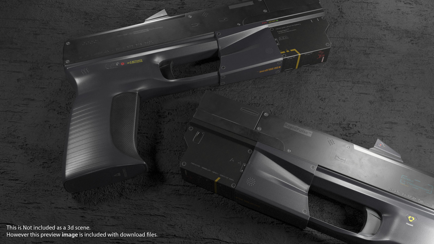 Hand Cannon 3D Model