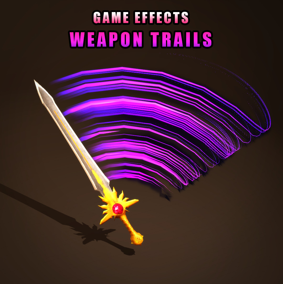 Artstation game vfx weapon trails