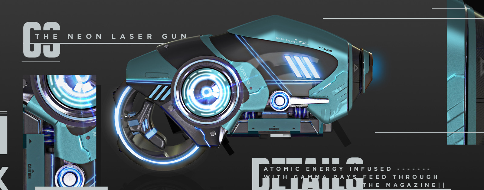 SCI-FI GUN DESIGN - VIPER