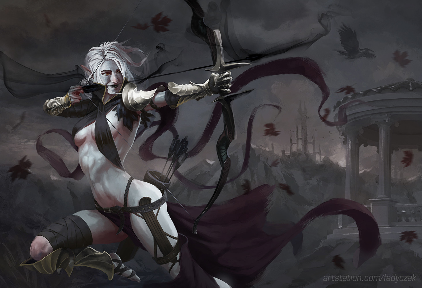 Dark elf archer 