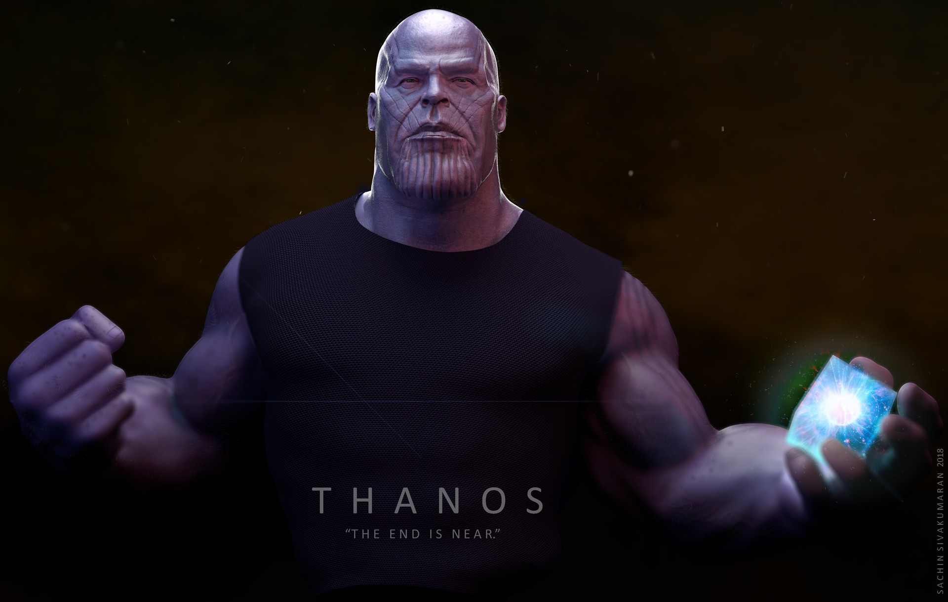 Фото таноса на аву ArtStation - Thanos Fan Art