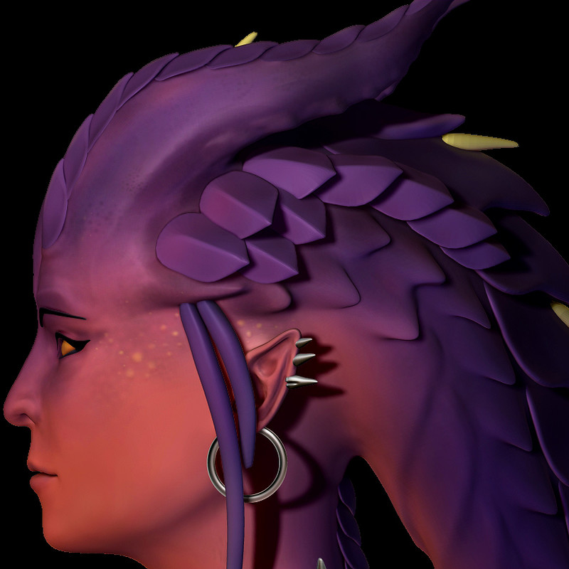 Dragon Symmetra: WIP