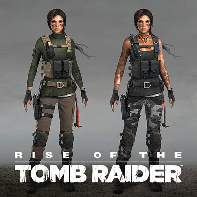 ArtStation - Rise of The Tomb Raider, Shadow Runner Costume