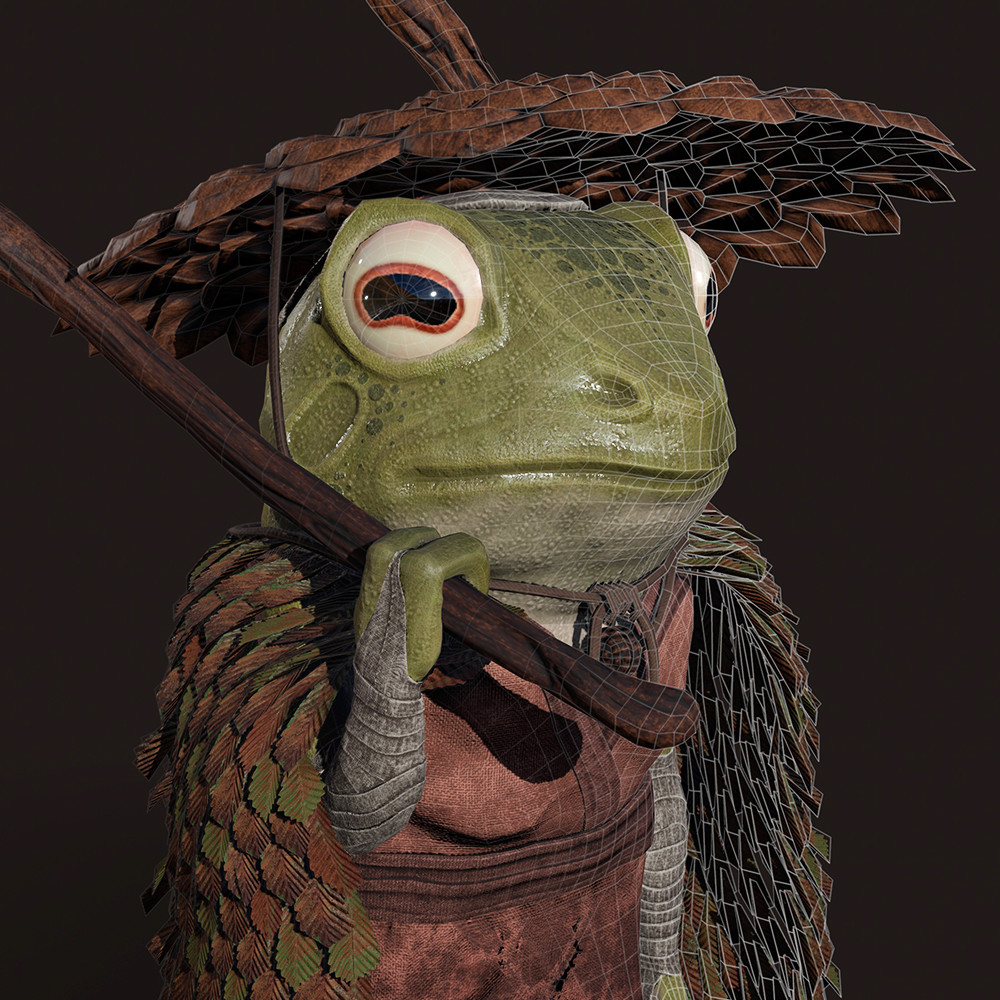 Artstation - Samurai Frog