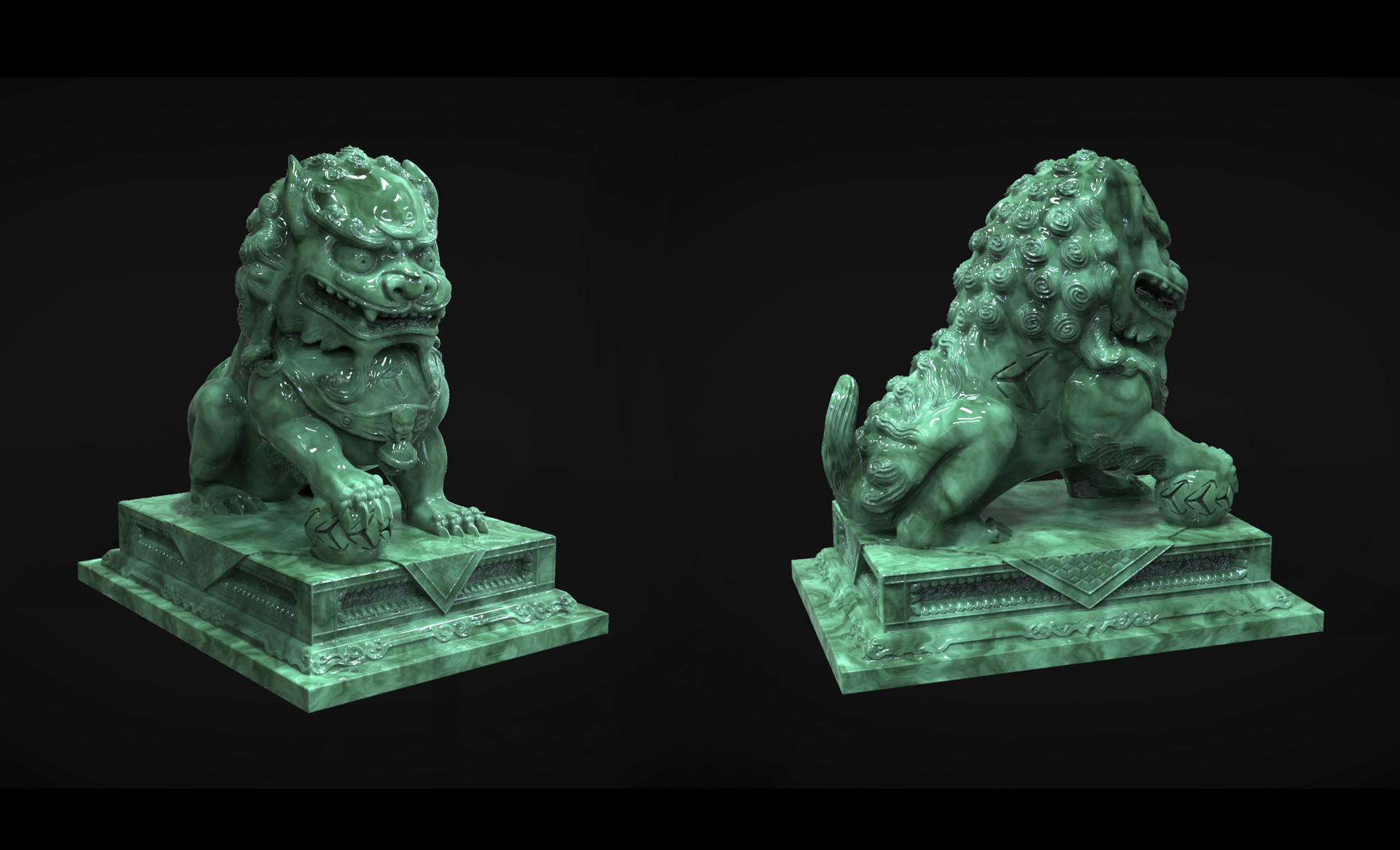 ArtStation - Foo Dog for 3D print